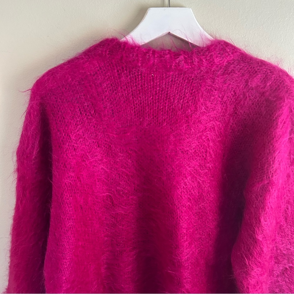 Gold Label Designer ~Vibrant 80s 90s Mohair Geometric Colorblock Sweater~ Medium - Picture 9 of 14